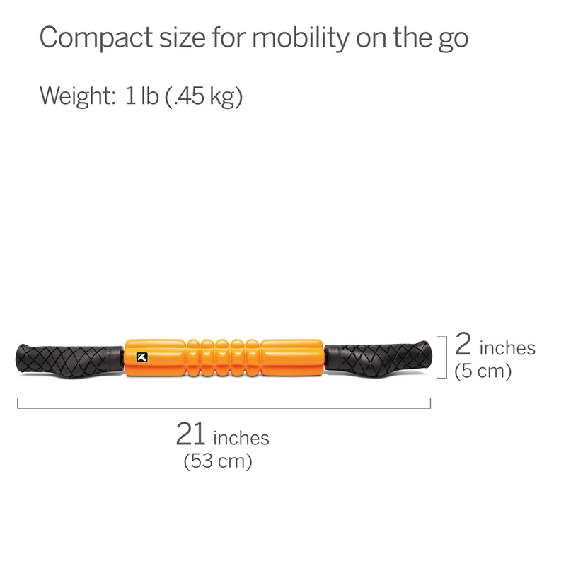 GRID STK Foam Roller, Trigger Point GRID STK Foam Roller dimensions