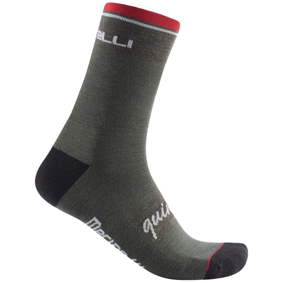 castelli Quindici Soft Merino Sock dark green