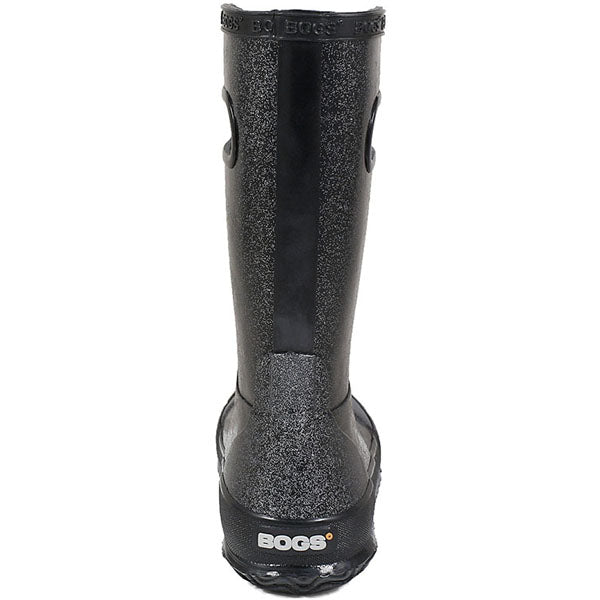 Youth Rain Boot Glitter, Bogs Youth Rain Boot Glitter 001-Black