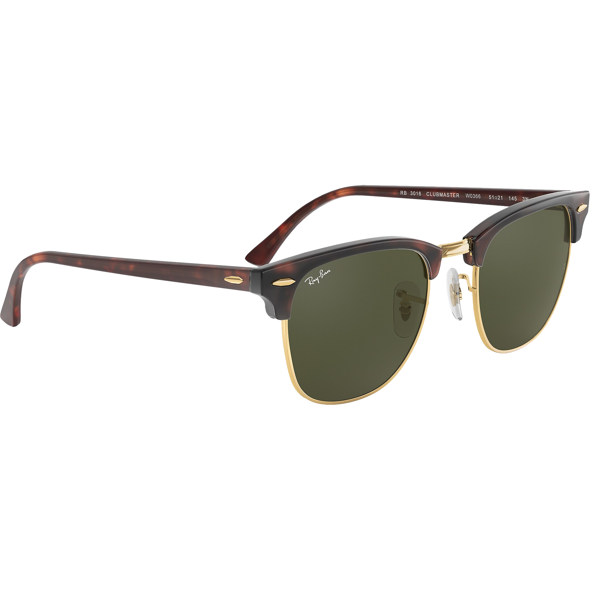 「専用」Ray-Ban CLUBMASTER CLASSIC ケース付き Ray-Ban RB3016 Clubmaster Fleck L (51 - 21) with Brown lenses and