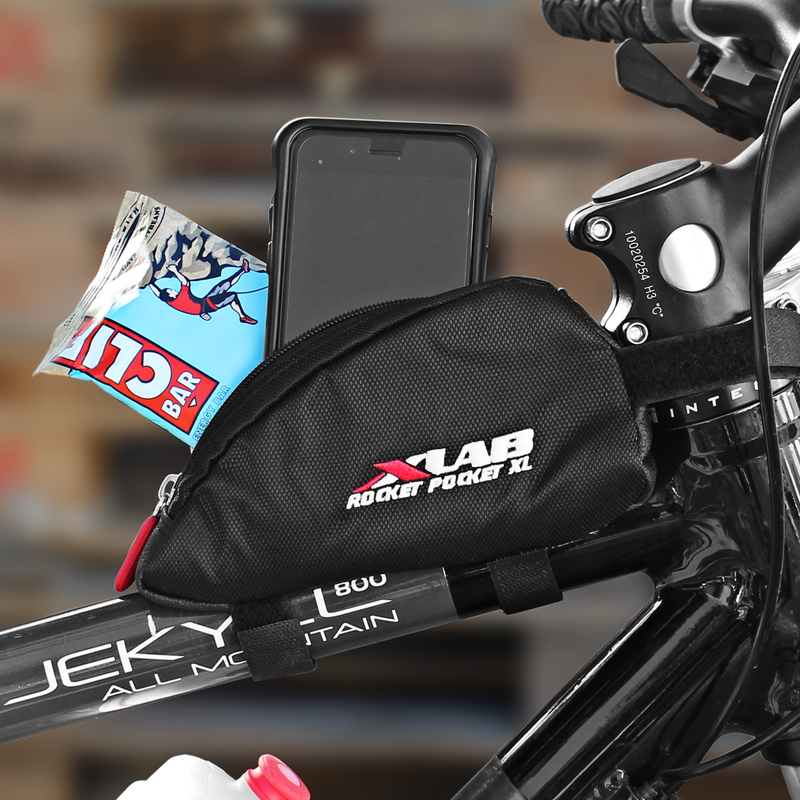 Rocket Pocket XL, XLAB Rocket Pocket XL on bike