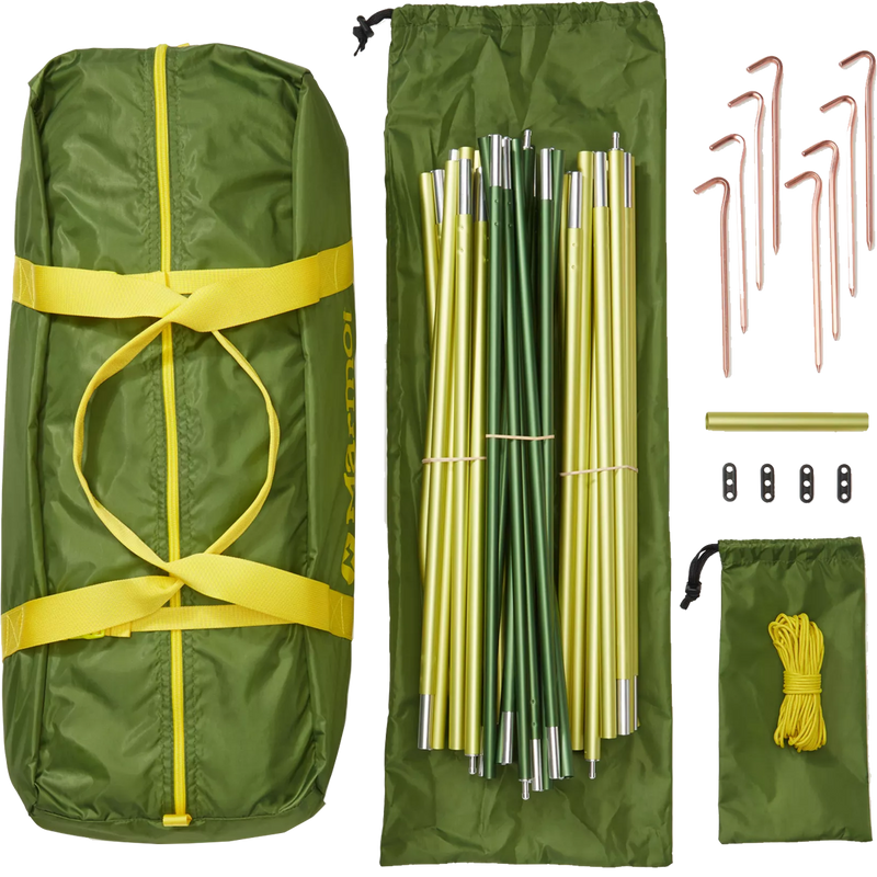 Limestone 6 Person Tent, Marmot Limestone 6P pole and stakes