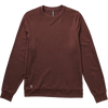 Vuori Men's Ponto Performance Crew in Chestnut Heather