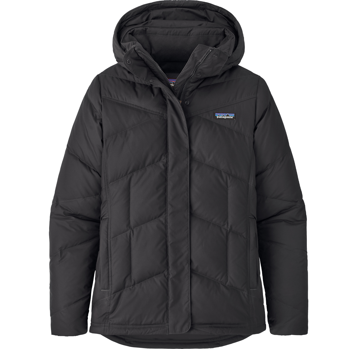 patagonia ブラック フード付きダウンジャケット Women’s M Patagonia Women's Black Downdrift Jacket