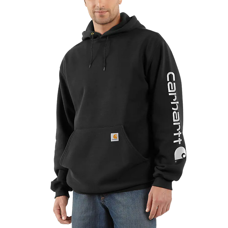 Men's Midweight Logo Hooded Sweatshirt, Featured Image