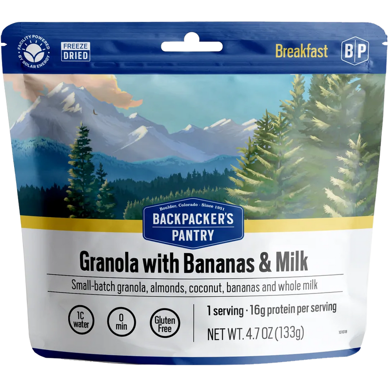 Granola with Bananas & Milk, Featured Image
