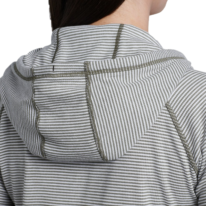 Women's Stria Pullover Hoody, Kuhl Women's Stria Pullover Hoody hood detail