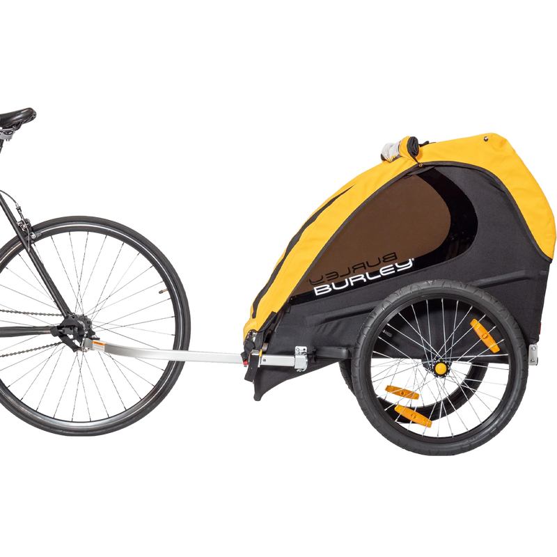 Kid's Trailers, Burley Bee Single on bike