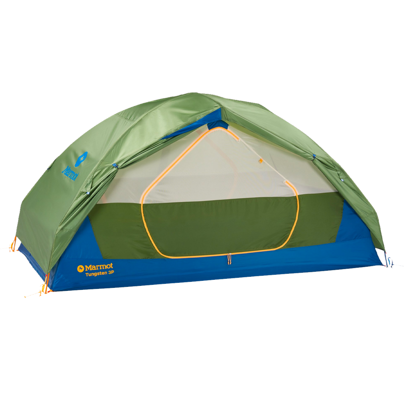 3 berth tent Marmot Tungsten 3 Person Tent Foliage/Dark Azure