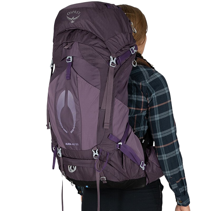 Women's Aura 50, Osprey Women's Aura 50 on model