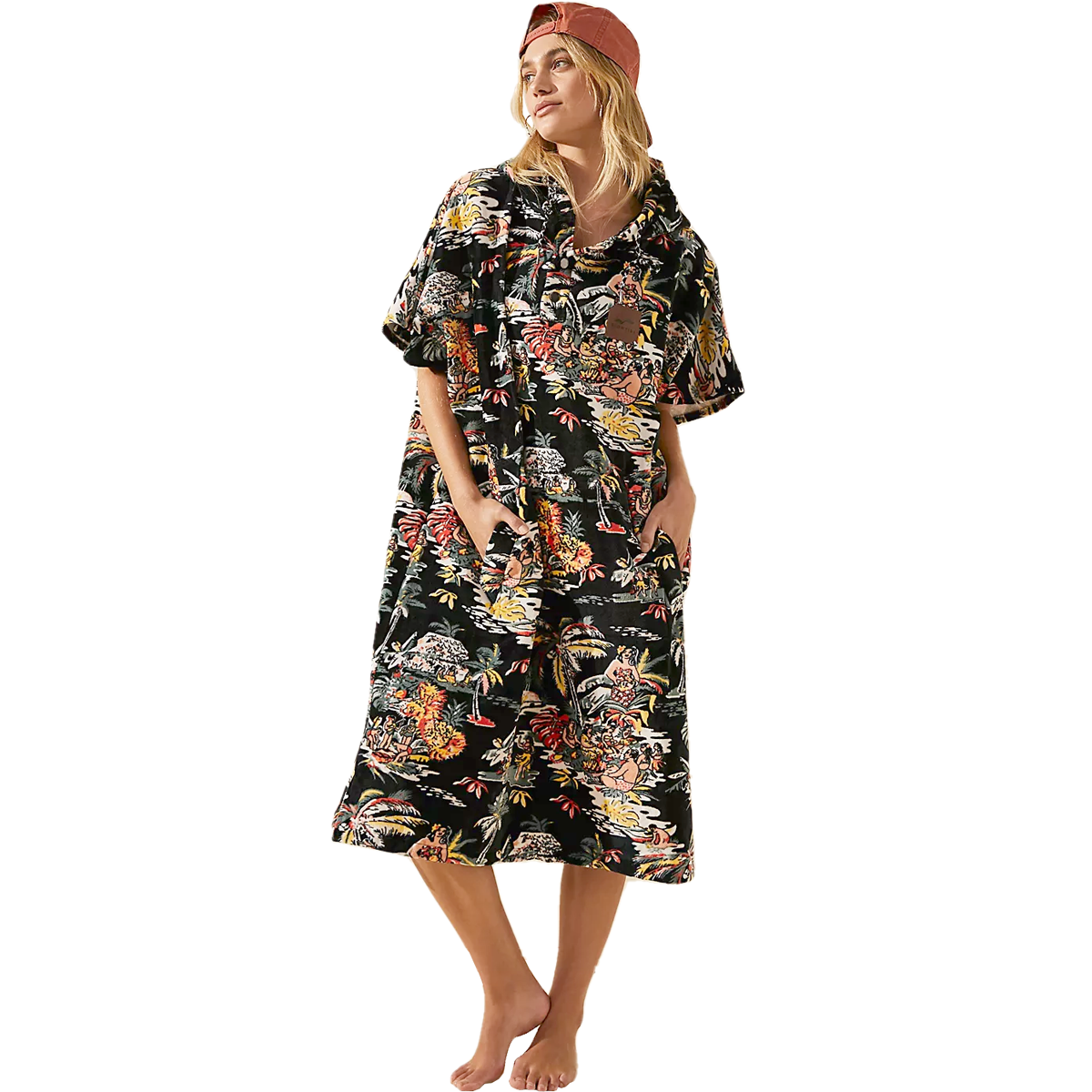 Fouta Lightweight Turkish Poncho alternate view