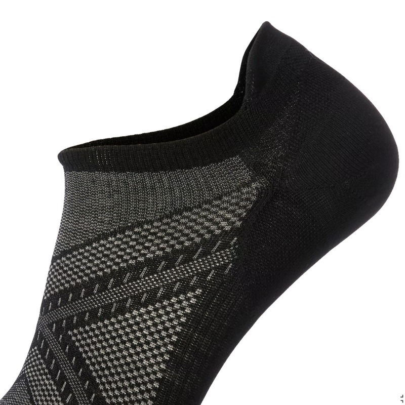 Men's Run Zero Cushion Low Ankle, Smartwool Men's Run Zero Cushion Low Ankle 001-Black