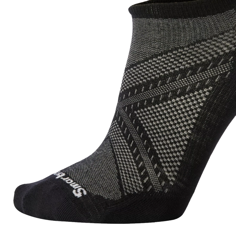 Men's Run Zero Cushion Low Ankle, Smartwool Men's Run Zero Cushion Low Ankle 001-Black