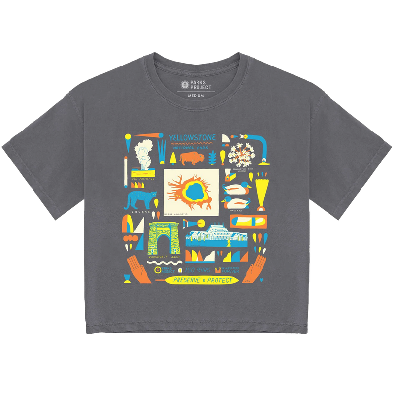 Women's Yellowstone NP 150th Anniversary Boxy Tee, Featured Image