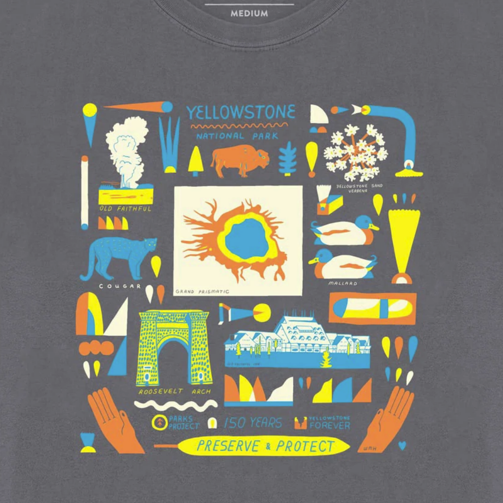Women's Yellowstone NP 150th Anniversary Boxy Tee alternate view
