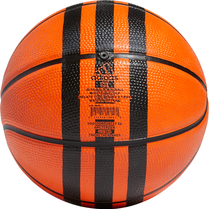 3 Stripes Rubber Mini Basketball, adidas 3 Stripes Rubber Mini Basketball back
