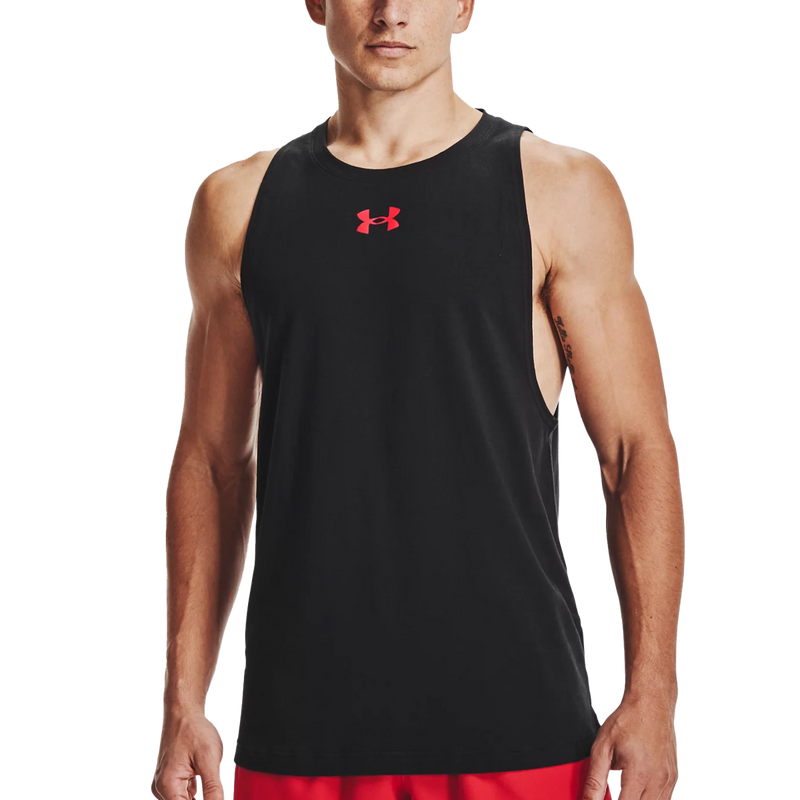 Men's Baseline Zone Tank, Under Armour Men's Baseline Cotton Tank front