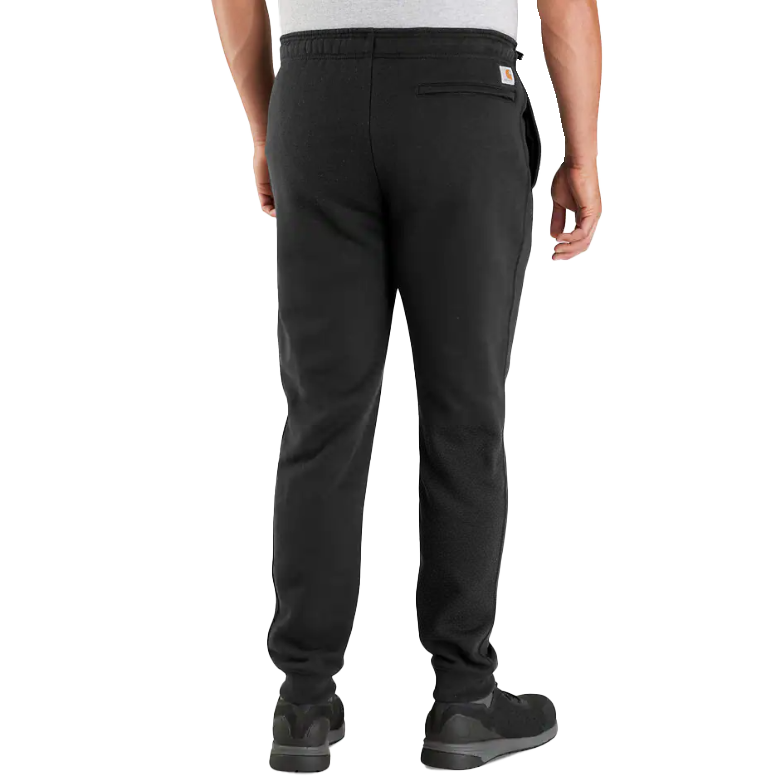 Men's Midweight Tapered Sweatpant, Carhartt Men's Midweight Tapered Sweatpant BLK-Black rear
