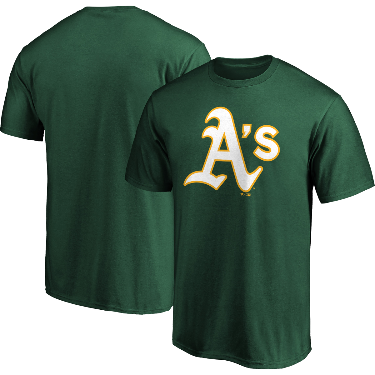 Men's A's Official Logo Short Sleeve alternate view