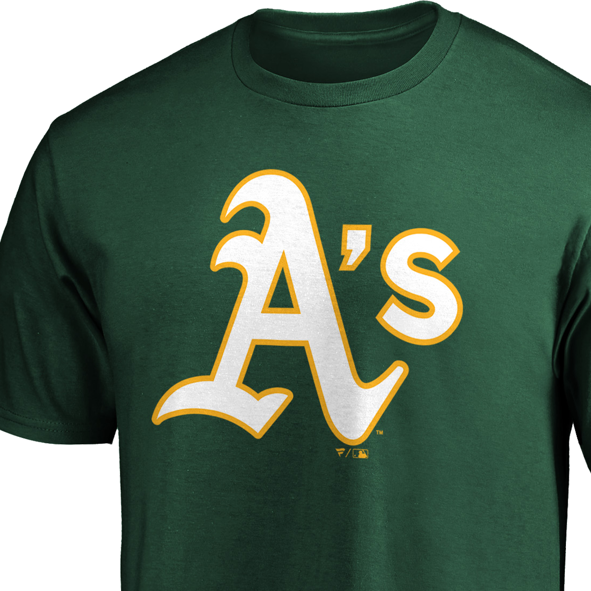 Men's A's Official Logo Short Sleeve alternate view
