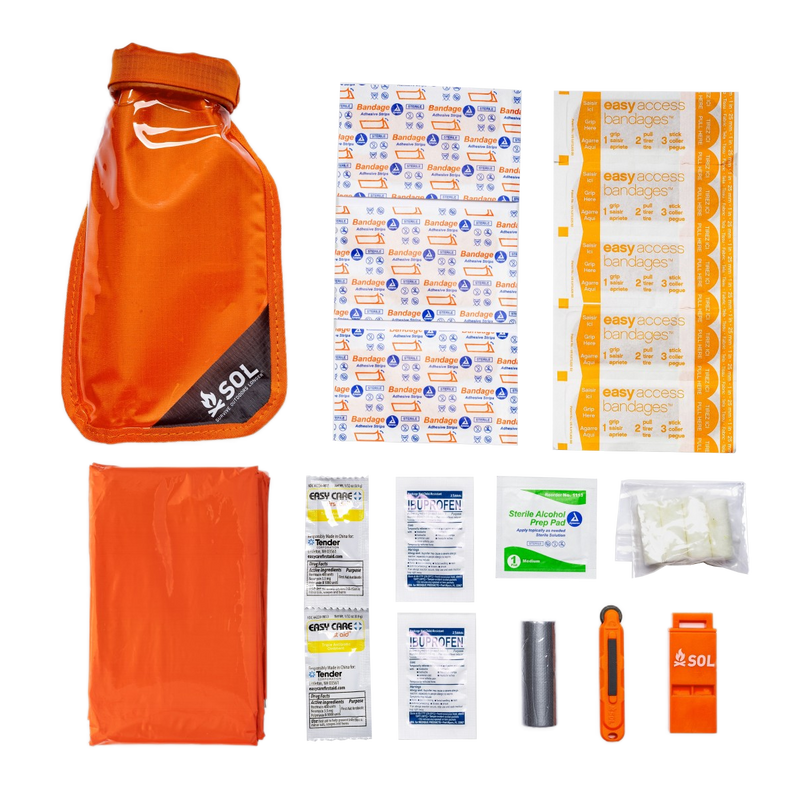 SOL Survival Medic Dry Bag Kit, Adventure Medical SOL Survival Medic Dry Bag Kit