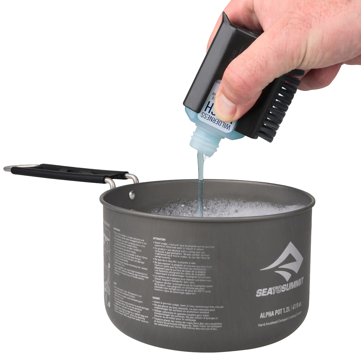 Camp Kitchen Pot Scrubber and Soap alternate view