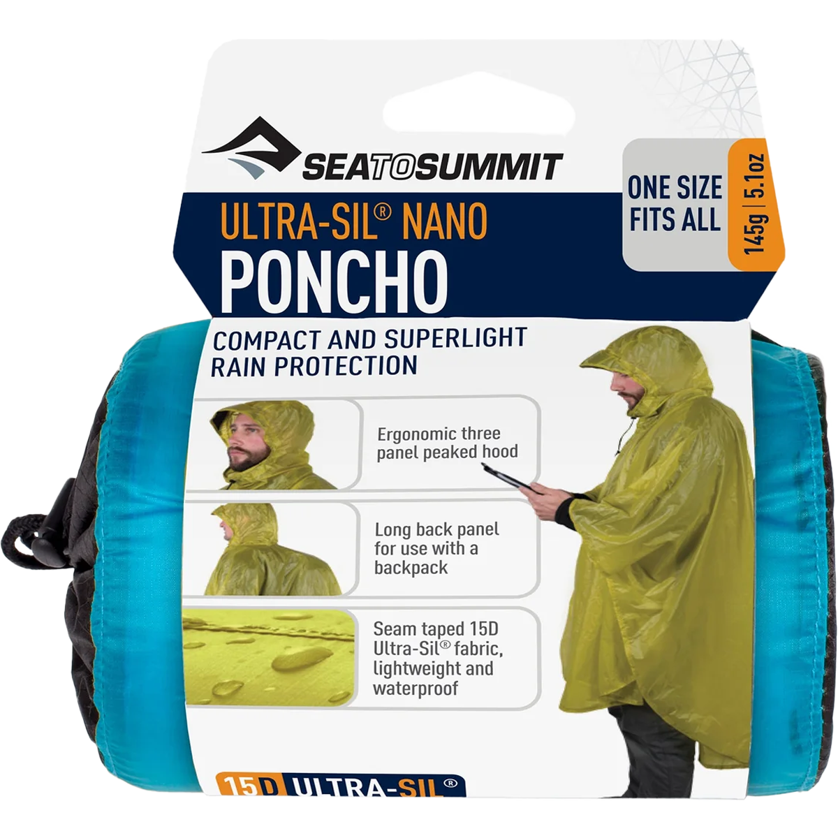 Ultra-Sil Nano Poncho alternate view