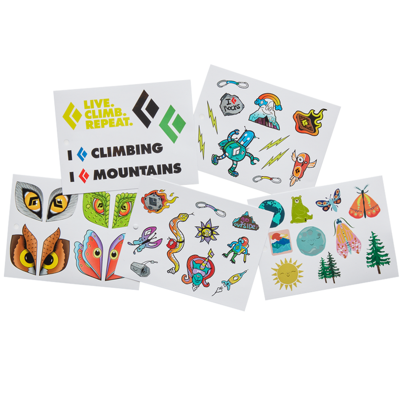Youth Capitan Helmet, Black Diamond Youth Capitan Helmet sticker pack