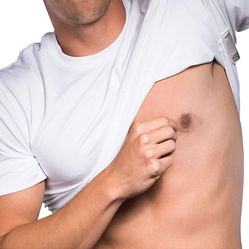 LiquidCell Nipple Protectors, ProTec Athletics LiquidCell Nipple Protectors on model