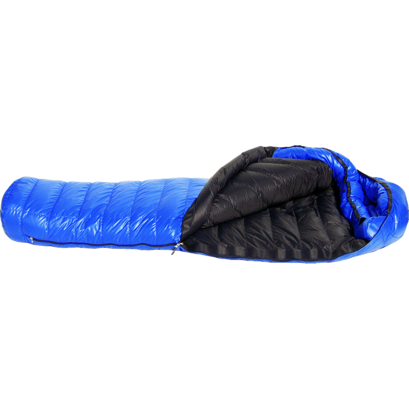 Antelope MF Regular, Western Mountaineering Antelope MF unzipped