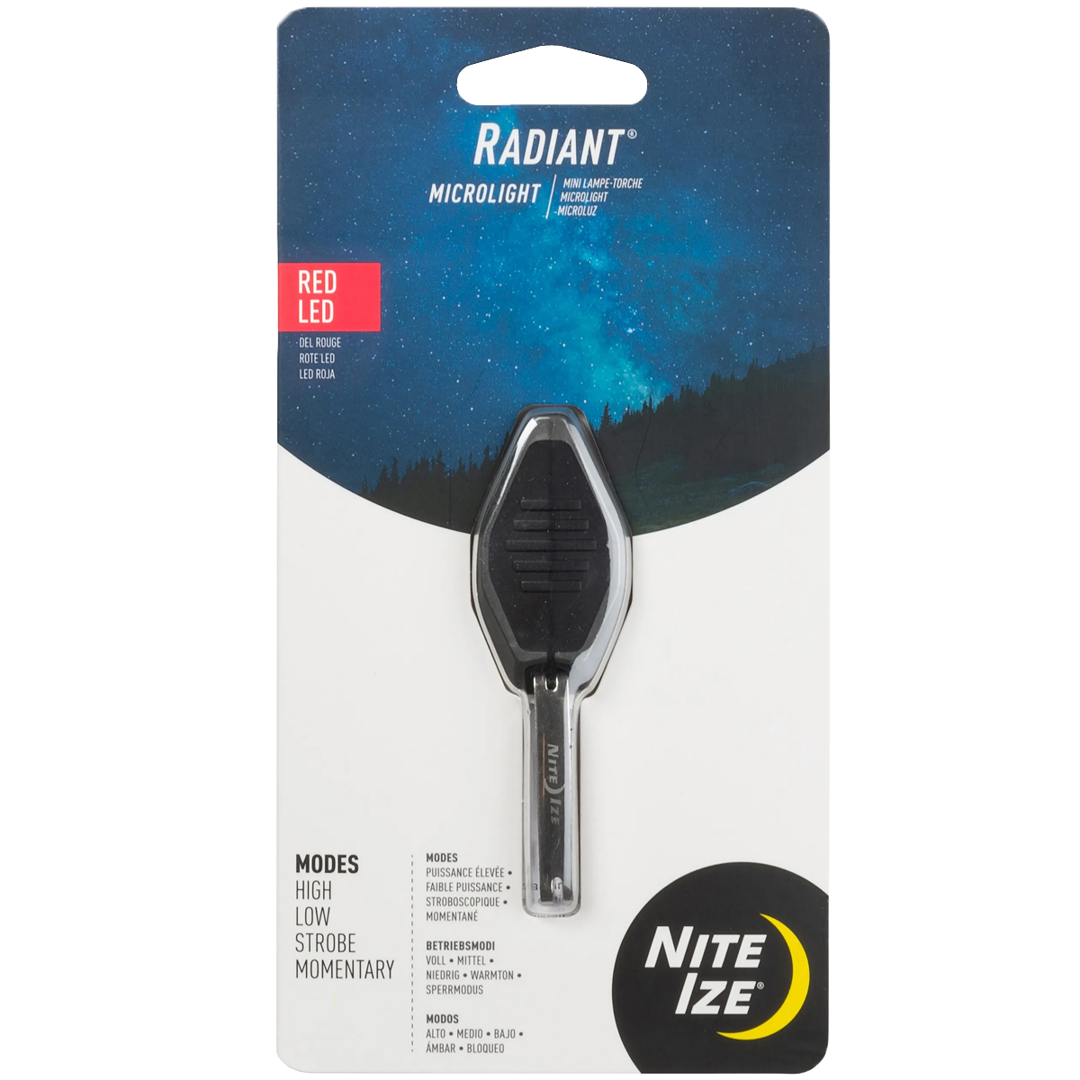 Radiant Microlight LED Black/Red alternate view