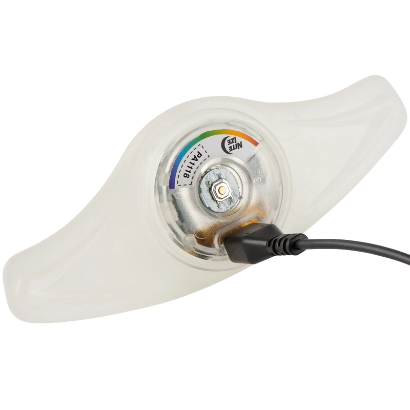 SpokeLit Rechargeable Disco-Select Wheel Light, Nite Ize SpokeLit Rechargeable Disco-Select Wheel Light charging