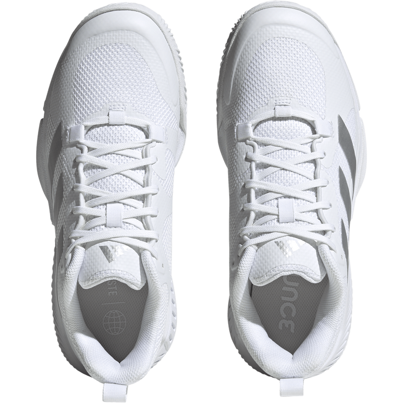 Women's adidas Court Team Bounce 2.0 Volleyball Shoes 8 White Women's adidas Court Team Bounce 2.0 Volleyball Shoes 8 White