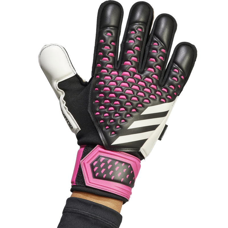 Predator Match Fingersave Gloves, adidas Predator Match Fingersave Gloves back of hand