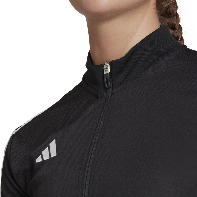 Women's Tiro 23 League Training Jacket, adidas Women's Tiro 23 League Training Jacket collar details