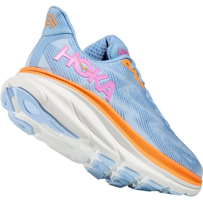Women's Clifton 9 Wide, Hoka Women's Clifton 9 Wide heel