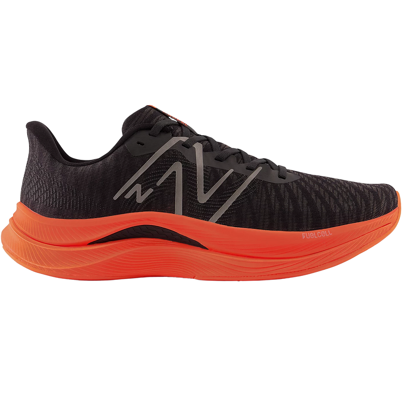 New Balance Men's FuelCell Propel v4 in Black/Dragonfly Red