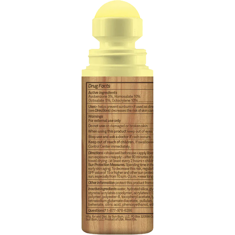 SPF 50 Sunscreen Roll-On Lotion, Sun Bum SPF 50 Sunscreen Roll-On Lotion open