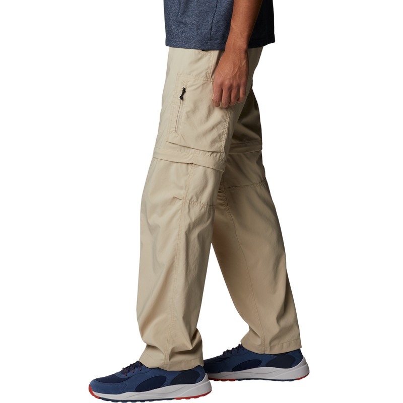 Men's Silver Ridge Utility Convertible Pant - Short, Columbia Men's Silver Ridge Utility Convertible Pant side with zip pocket