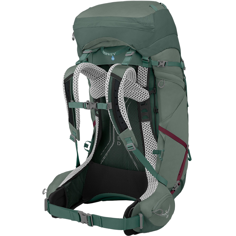 Women's Aura AG LT 65, Osprey Women's Aura AG LT 65 back angled
