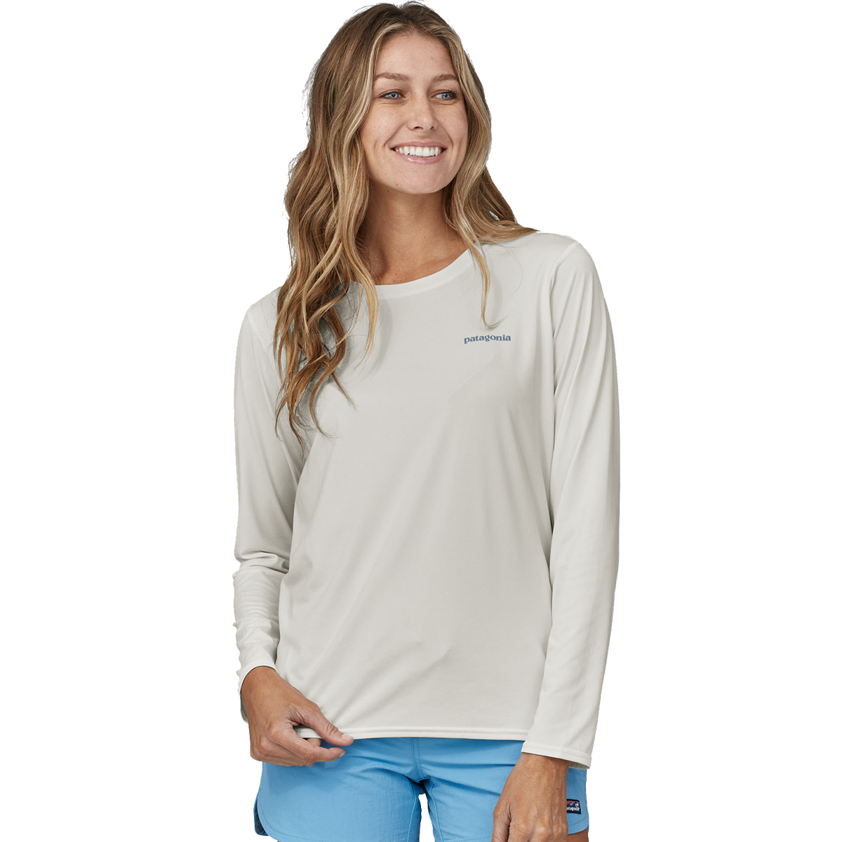 Women's Long Sleeved Capilene Cool Daily Graphic Shirt - Waters alternate view