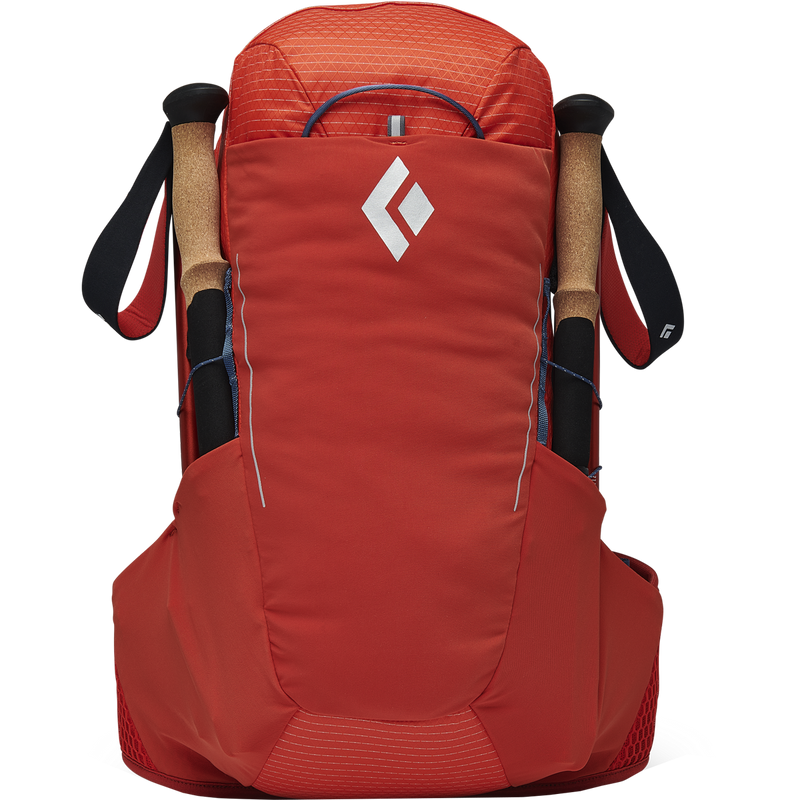 Pursuit Backpack 15L, Black Diamond Pursuit Backpack 15L pole storage