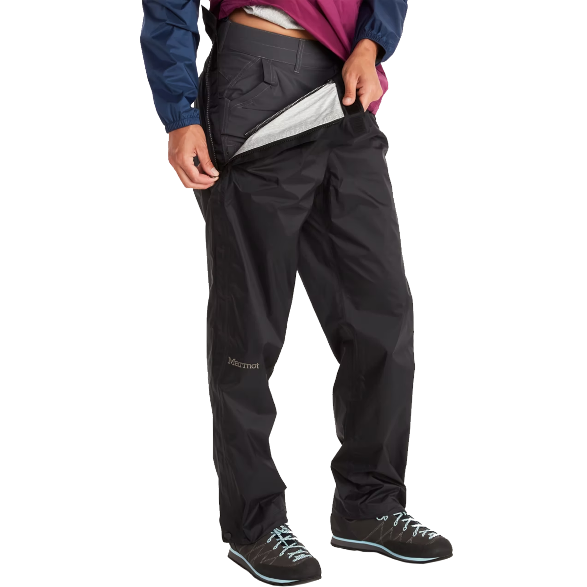 Marmot Women's PreCip Eco Full Zip Pant - Long side zip