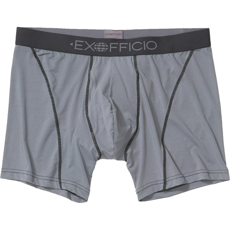 Men's Give-N-Go 2.0 Sport Mesh 6" Boxer Brief, Exofficio Men's Give-N-Go 2.0 Sport Mesh 6" Boxer Brief flat