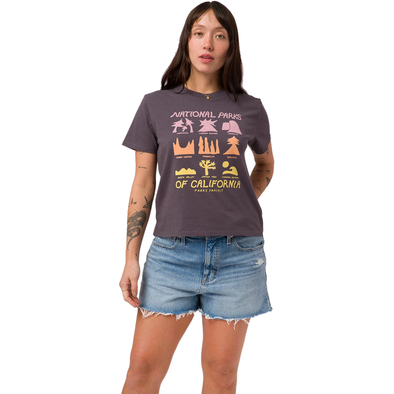 Women's California Icons Boxy Tee, Parks Project Women's California Icons Boxy Tee front