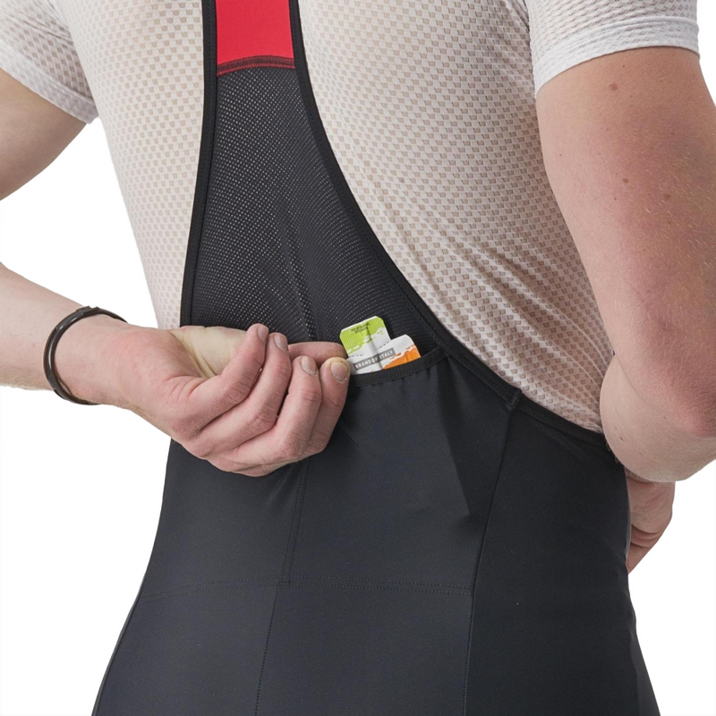 Men's Unlimited Cargo Bibshort, Castelli Men's Unlimited Cargo Bibshort back pocket