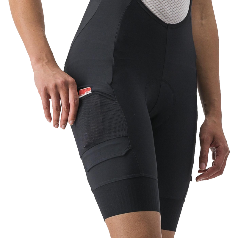 Women's Unlimited Cargo Bibshort, Castelli Women's Unlimited Cargo Bibshort thigh pocket