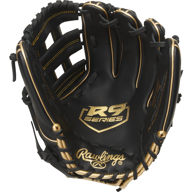 R9 Series 11.75" Pro H-Web Infield Glove, Rawlings R9 Series 11.75" Pro H-Web Infield Glove palm