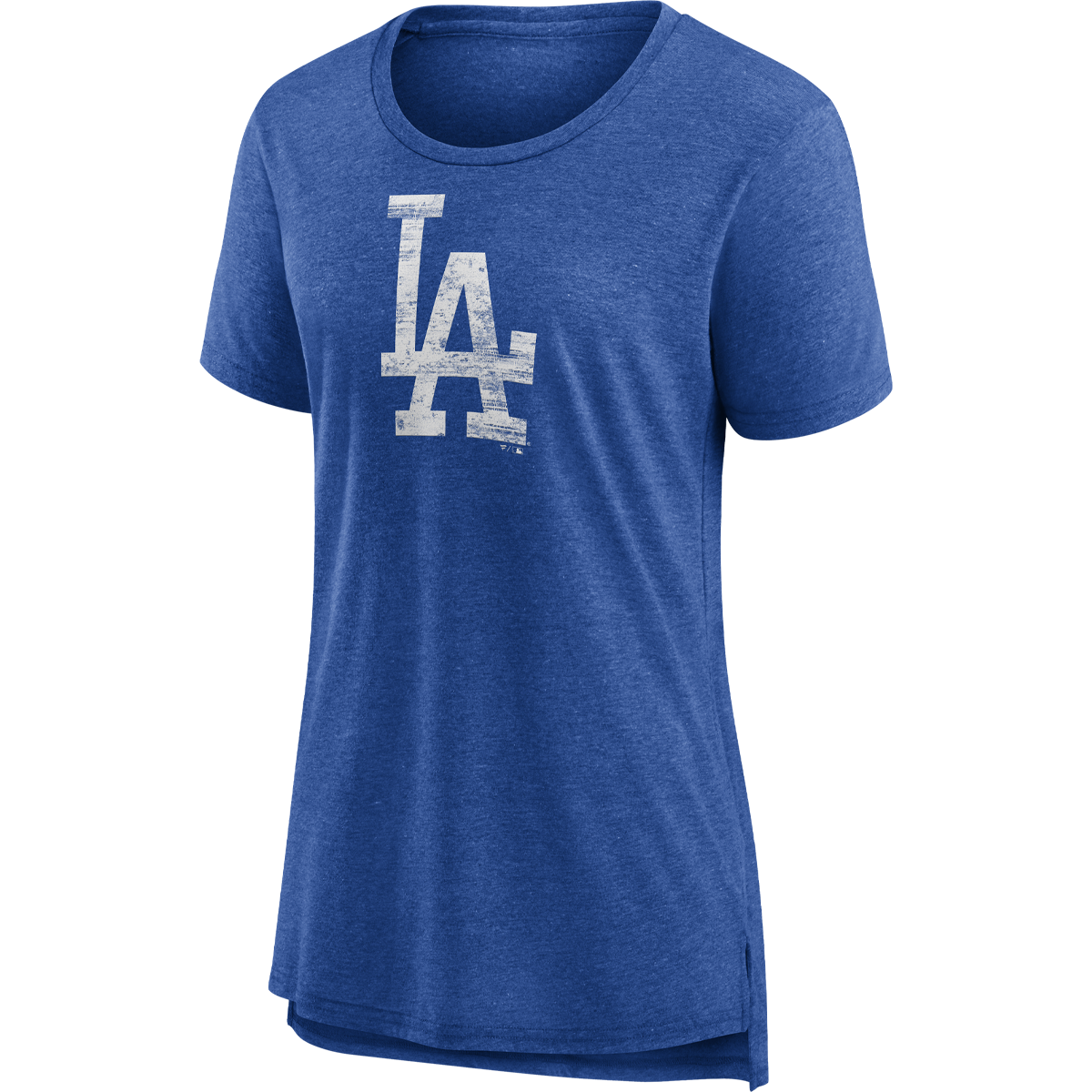 Women's Dodgers Triblend Logo Short Sleeve alternate view