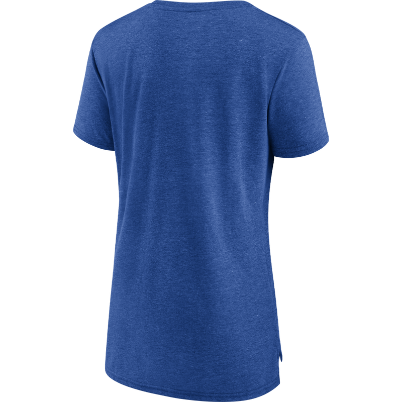 Women's Dodgers Triblend Logo Short Sleeve, Fanatics Women's Dodgers Triblend Logo Short Sleeve back